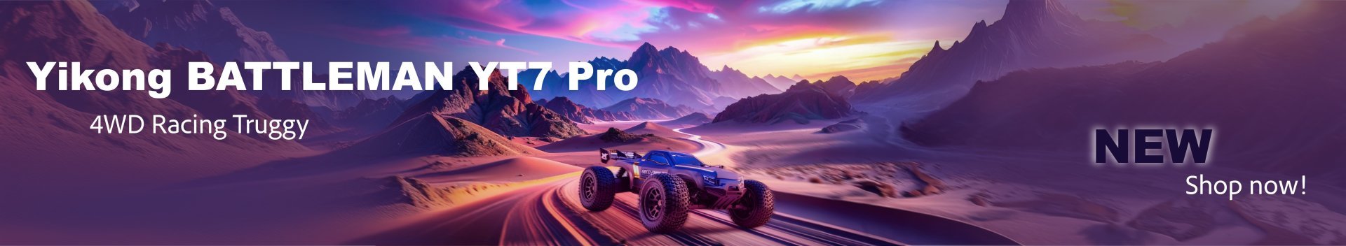 YT7 Pro BATTLEMANN 1/7 Truggy 4WD Brushless