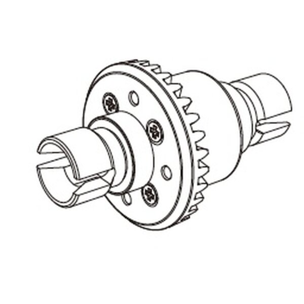 Vollmetallgetriebe-Differentialgehäuse