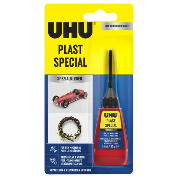 UHU plast spezial 30g  m. Kanüle
