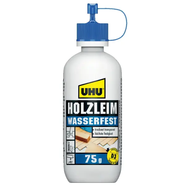 UHU HOLZ D3 wasserfest 75 g Flasche