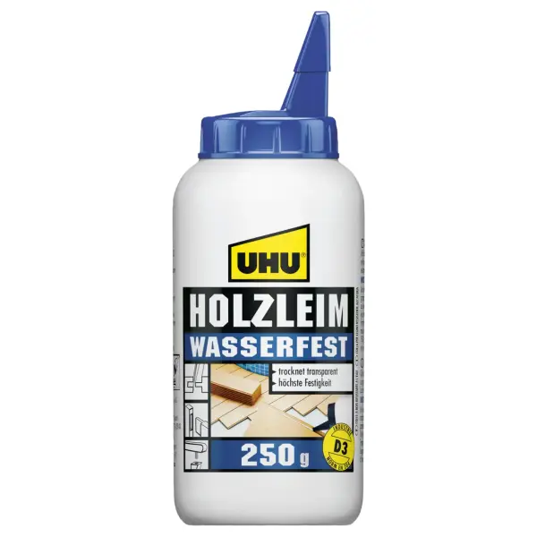 UHU HOLZ D3 wasserfest 250 g Flasche