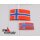 Flagge Norwegen 2 Stück