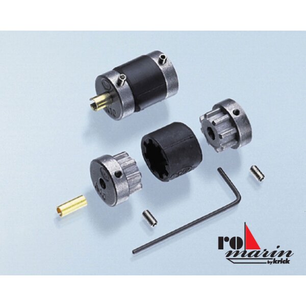 Hochlastkupplung Ø5/4 auf Ø4/3,2 mm