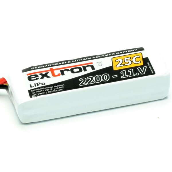 LiPo Akku Extron X2 2200 - 11,1V (25C | 50C)