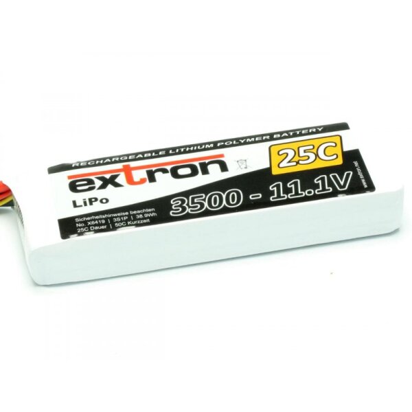LiPo Akku Extron X2 3500 - 11,1V (25C | 50C)