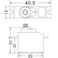 MASTER Servo DS3012 MG