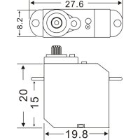 MASTER Servo S706 MG