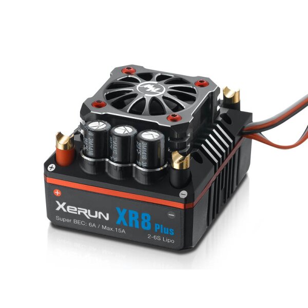 Xerun XR8 Plus Brushless Regler 150A, 2-6s LiPo, BEC 6A