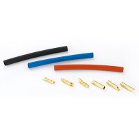 Goldkontakt Stecker Set 4.0mm 3 Paare