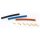 Goldkontakt Stecker Set 4.0mm 3 Paare