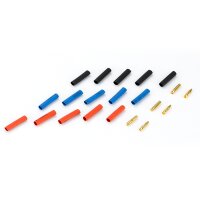 Goldkontakt Stecker Set 2.0mm 3 Paare