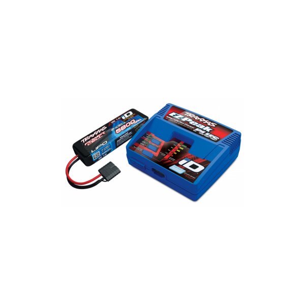 Charger EZ-Peak Plus 4A and 2S 5800mAh Battery Combo