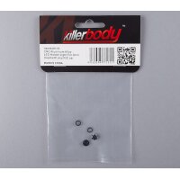 LED Halter Aluminium Schwarz für 3mm LED