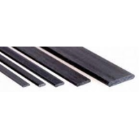 Carbon Flachstab  3,0 x 0,8 x 1000 mm