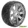 Tires & Wheels GT-TARMAC 1/8 GT Soft (MFT) Black Chrome (2)
