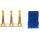 JR Servo-Buchse  female-Pin, Bausatz, 10 Stück, blau