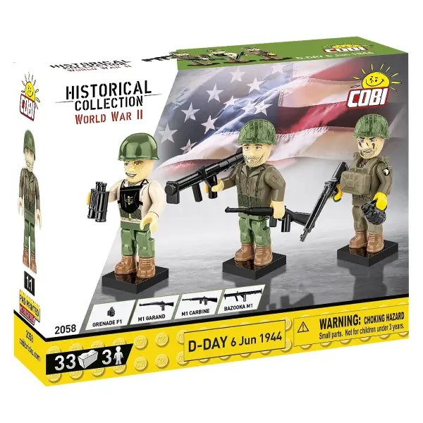 33 PCS HC WWII /2058/ D-DAY 6 JUN 1944