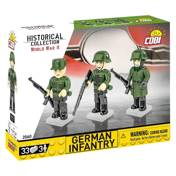 33 PCS HC WWII /2060/ GERMAN INFANTRY