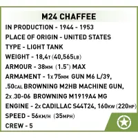 590 PCS HC WWII /2543/ M24 CHAFFEE