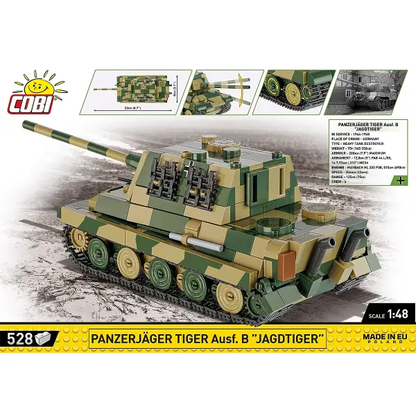 528 PCS HC WWII /2733/ PANZERJAGER TIGER AUSF.B