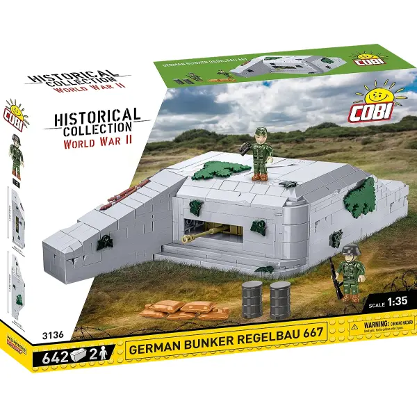 642 PCS HC WWII /3136/ GERMAN BUNKER REGELBAU667