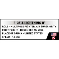 600 PCS ARMED FORCES /5904/ F-35A LIGHTNING II