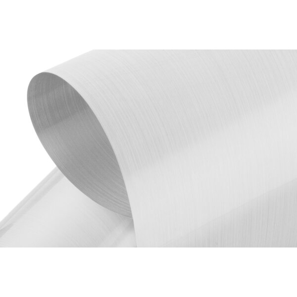 KAVAN Bügelfolie - gebürstetes Aluminium