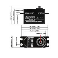 BLS4355 Brushless 61KG/0.009sec@8.4V
