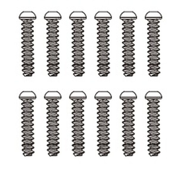 Schrauben 2,5x12 mm