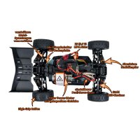 DF Z06 B2 Buggy - 1:14 RTR DF Models 3200