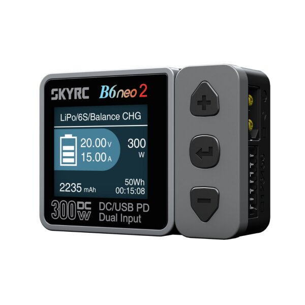 B6neo 2 DC Ladegerät grau LiPo 1-6S 15A 300W