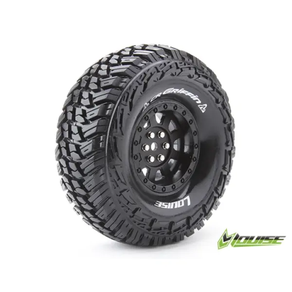 Tire & Wheel CR-GRIFFIN 1.9" Black (2)