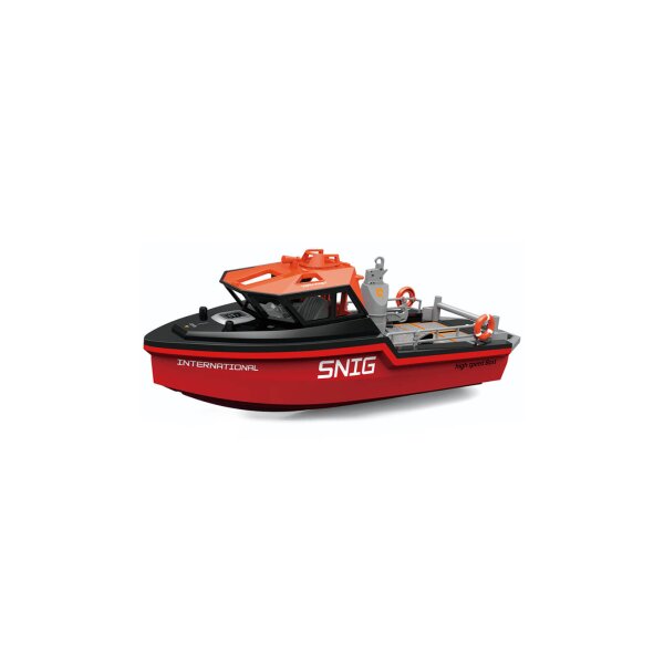 HENG LONG SNIG RESCUE RTR BOOT BÜRSTENLOS 320MM LÄNGE SCHWARZ