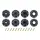 Tires & Wheels MT-CYCLONE 1/10 Soft (Removable 12, 14 & 17mm Hex) (2)