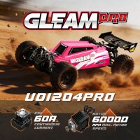 UDI R/C UD1204 GLEAM Pro 1/12 4WD Brushless Buggy Pink
