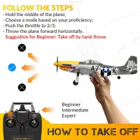 VOLANTEXRC P51D Mustang Brushless 500mm RTF EXA76802GR