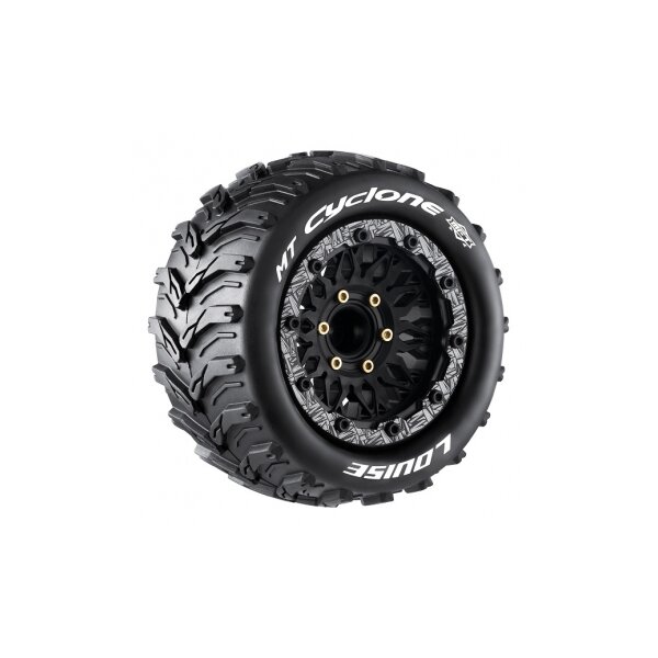 Tires & Wheels MT-CYCLONE 1/10 MAXX Soft MFT (Removable 12, 14 & 17mm Hex) (2)