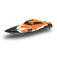 Vector SR30 Rennboot Elektro Brushed 2S RTR orange