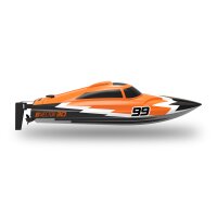 Vector SR30 Rennboot Elektro Brushed 2S RTR orange