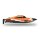 Vector SR30 Rennboot Elektro Brushed 2S RTR orange