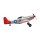 MDX Mustang P-51D Elektromotor RTF inkl. 6-Achs-Fluglagensta