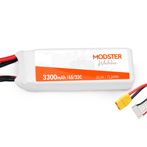 LiPo Akku 6S 22,2V 3300mAh 45C (XT90) PowerPack