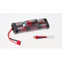 NiMH Akku 4000mAh 8,4V Hump Pack T-Stecker & Tamiya