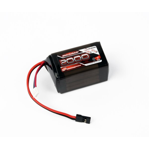 LiFe Akku 2000mAh 2S 2/3A Hump Size Empfängerpack