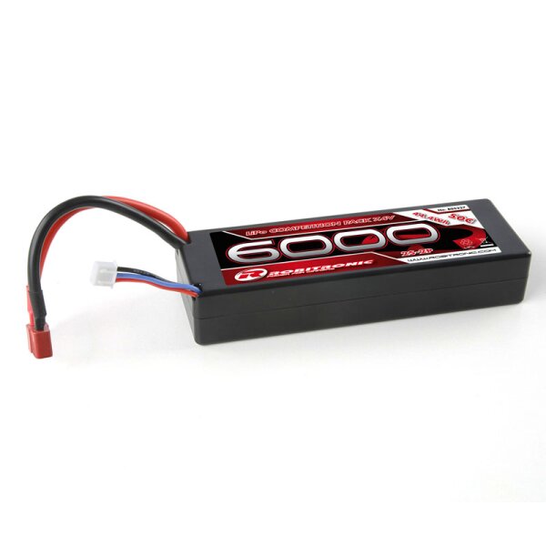 LiPo Akku 6000mAh 2S 50C Racing Pack T-Stecker
