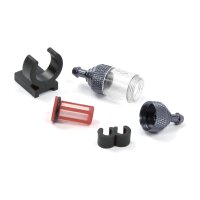 Treibstoffilter Transparent Grau