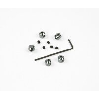 Aluminium Stopper 2mm Grau (5 Stk)