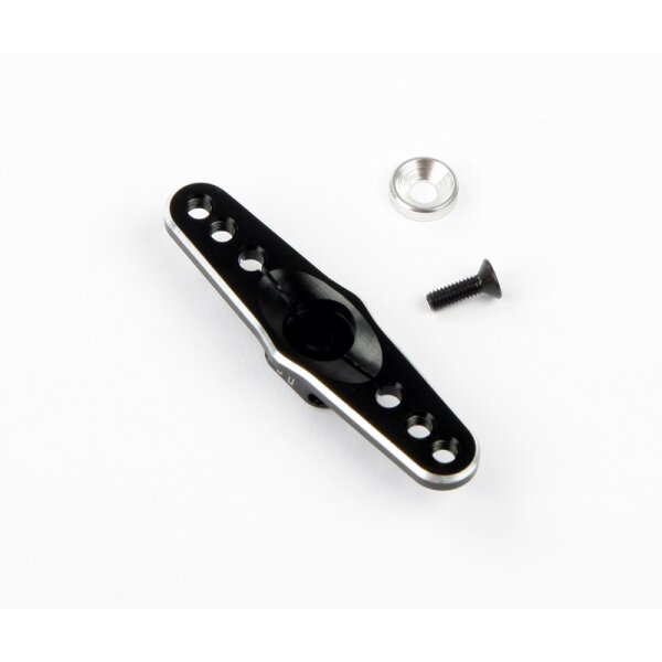 Aluminium Servo Arm 25 Zähne doppel (leicht) Schwarz