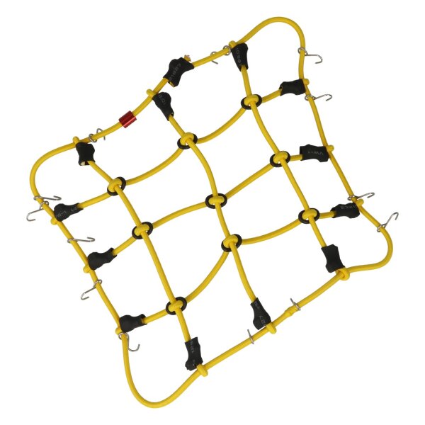 Gepäcknetz mit Haken Gelb (150mm x 120mm)