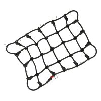 Gepäcknetz mit Haken Schwarz (190mm x 120mm)